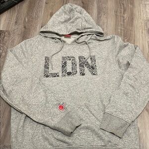 New Balance Gray Sweatshirt with LON Graphic